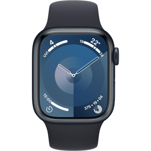 Apple Watch Series 9 GPS 41mm Gece Yarısı Alüminyum Kasa ve Gece Yarısı Spor Kordon Akıllı Saat - Teşhir 