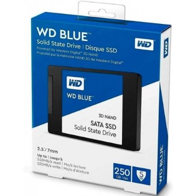 Western Digital Blue WDS250G2B0A SATA 3.0 2.5" 250 GB SSD Teşhir