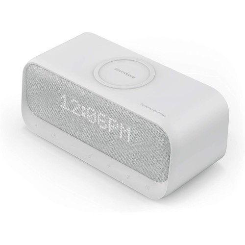 Anker SoundCore Wakey 10W Qi Hızlı Kablosuz Şarj Çalar Saat FM Radyolu Bluetooth Hoparlör Outlet