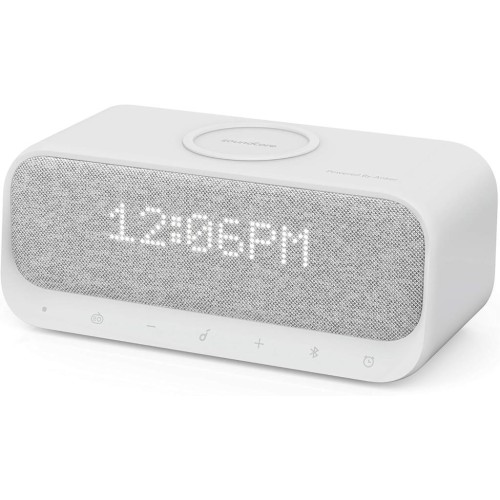 Anker SoundCore Wakey 10W Qi Hızlı Kablosuz Şarj Çalar Saat FM Radyolu Bluetooth Hoparlör Outlet