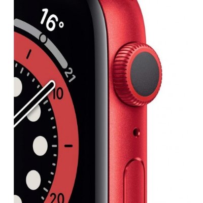 Apple Watch Series 6 GPS 44mm Kırmızı Alüminyum Kasa ve Spor Kordon Akıllı Saat Teşhir