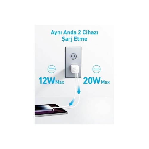 Anker 323 33 W Hızlı Şarj Adaptörü -OUTLET 