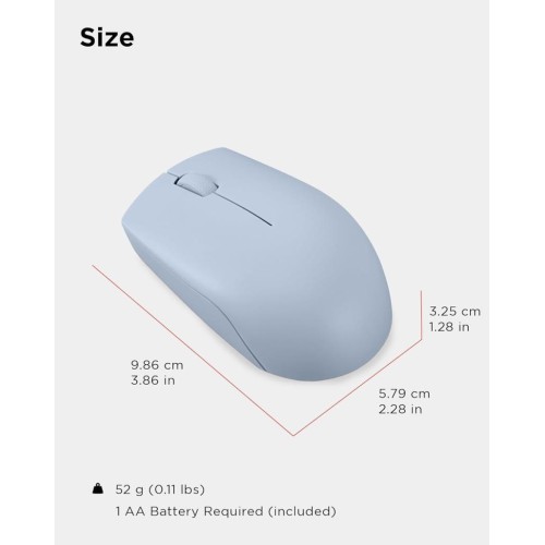 Lenovo 300 GY51L15679 Mavi Optik Kablosuz Oyuncu Mouse-Teşhir 