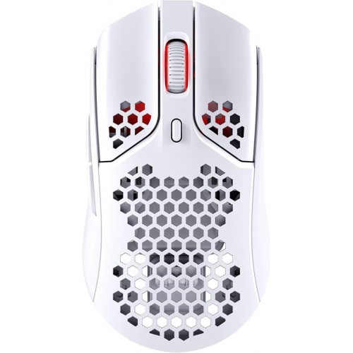 HyperX Haste Beyaz Şarjlı Optik Kablolu/Kablosuz Oyuncu Mouse - Outlet