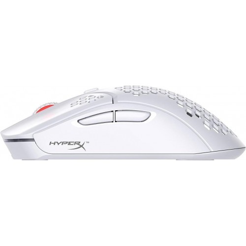 HyperX Haste Beyaz Şarjlı Optik Kablolu/Kablosuz Oyuncu Mouse - Outlet