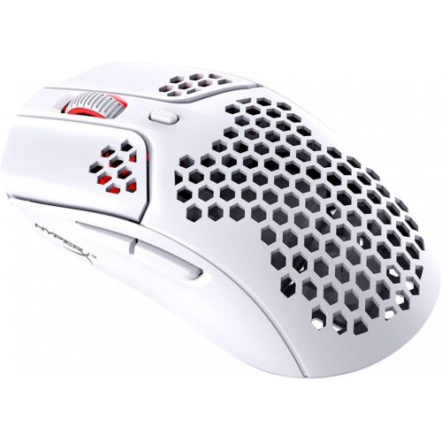 HyperX Haste Beyaz Şarjlı Optik Kablolu/Kablosuz Oyuncu Mouse - Outlet