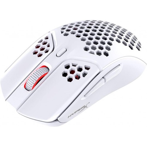 HyperX Haste Beyaz Şarjlı Optik Kablolu/Kablosuz Oyuncu Mouse Teşhir