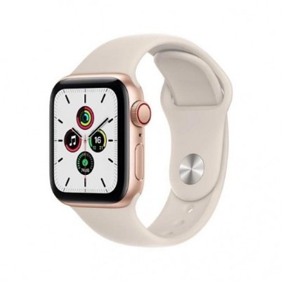 Apple Watch SE GPS + Cellular 40mm Altın Alüminyum Kasa ve Spor Kordon Akıllı Saat - TEŞHİR