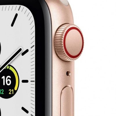 Apple Watch SE GPS + Cellular 40mm Altın Alüminyum Kasa ve Spor Kordon Akıllı Saat - TEŞHİR