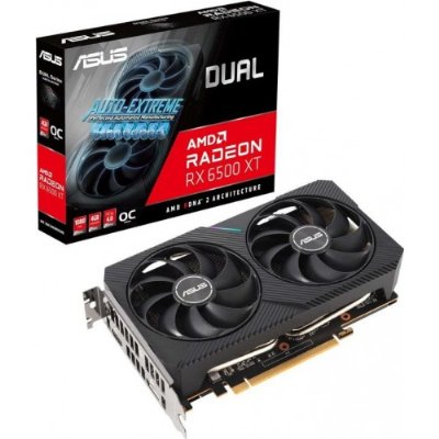 Asus RX 6500 XT Dual OC Edition DUAL-RX6500XT-O4G 64 Bit GDDR6 4 GB Ekran Kartı - Outlet