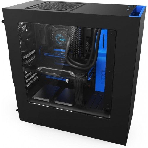 NZXT S340 Elite Mavi Siyah ATX Oyuncu Kasası Teşhir