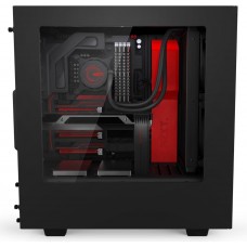 Nzxt CA-S340MB-GR Siyah/Red Mid Tower Kasa Teşhir 