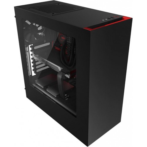 Nzxt CA-S340MB-GR Siyah/Red Mid Tower Kasa Teşhir