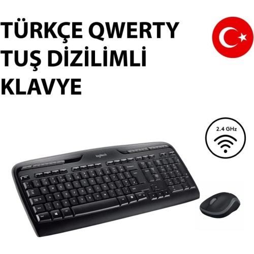 Logitech MK330 Kablosuz Klavye Mouse Seti Outlet