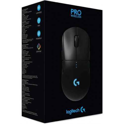 Logitech G PRO X Superlight 910-005881 Siyah Lightspeed Hero Şarjlı Optik Kablosuz Oyuncu Mouse Outlet