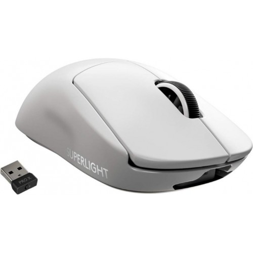 Logitech G PRO X Superlight 910-005943 Beyaz Lightspeed Hero Şarjlı Optik Kablosuz Oyuncu Mouse - Outlet