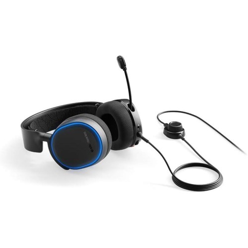 SteelSeries Arctis 5 2019 Edition RGB 7.1 Kablolu Mikrofonlu Kulak Üstü Oyuncu Kulaklığı Teşhir