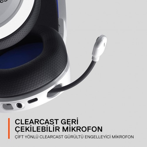 SteelSeries Arctis 7P Plus Wireless Mikrofonlu Kulak Üstü Oyuncu Kulaklığı Teşhir