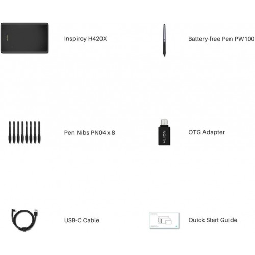 Huion H420x Grafik Tablet