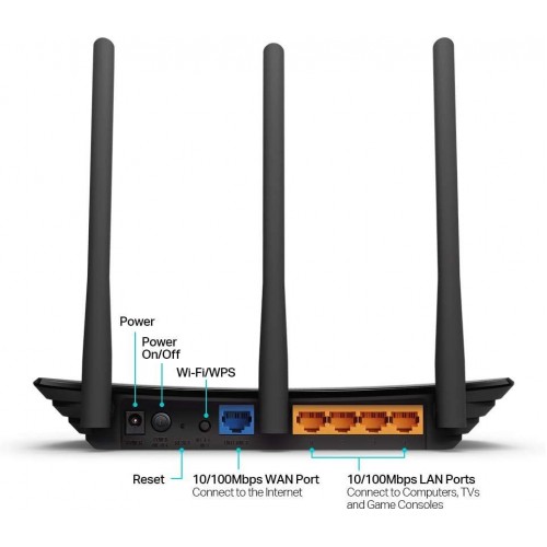 TP-Link TL-WR940N 4 Port 450 Mbps Router-TEŞHİR