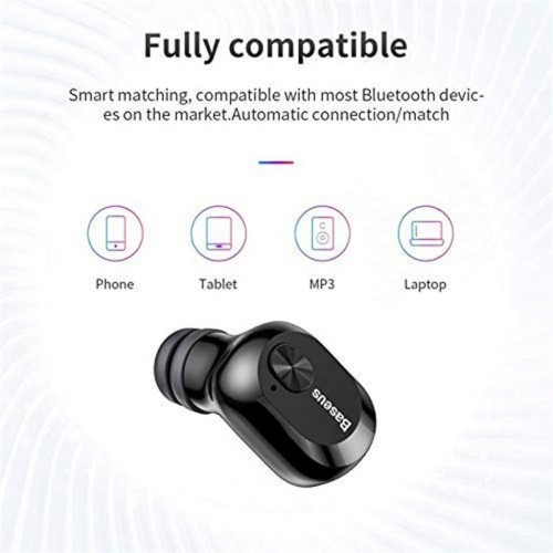 Baseus Encok A03 True Wireless, Mini & Portatif, Kablosuz Bluetooth Kulakiçi Kulaklık, beyaz, Bluetooth 5.0 Teşhir