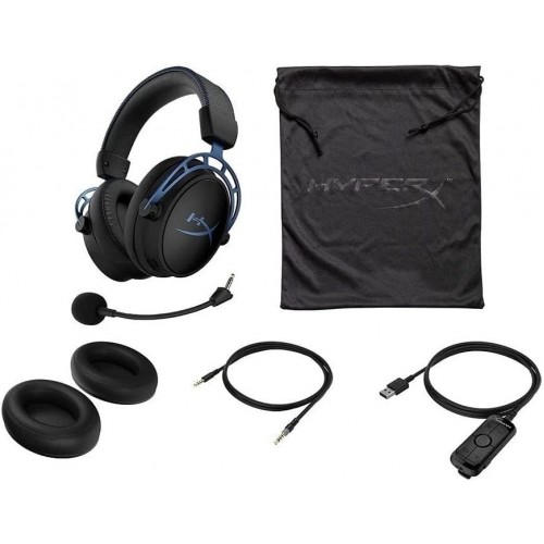 HyperX Cloud Alpha S 7.1 Kablolu Mikrofonlu Kulak Üstü Oyuncu Kulaklığı Mavi