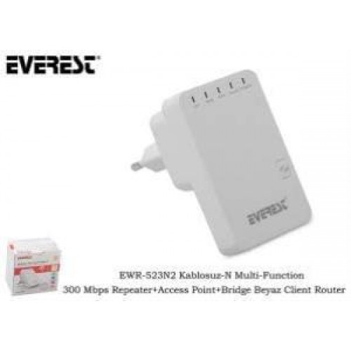 Everest EWR-523N2 300 Mbps Wifi Güçlendirici Teşhir