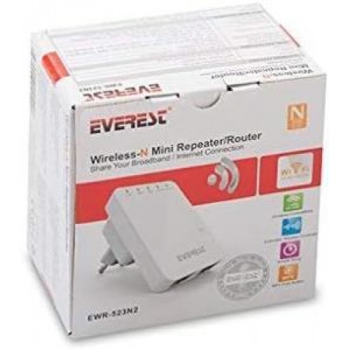 Everest EWR-523N2 300 Mbps Wifi Güçlendirici Teşhir