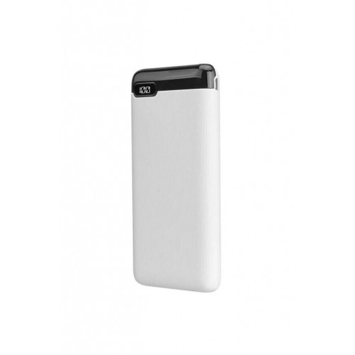 S-link IP-K11 10000 mAh LCD Ekranlı Powerbank Beyaz Teşhir