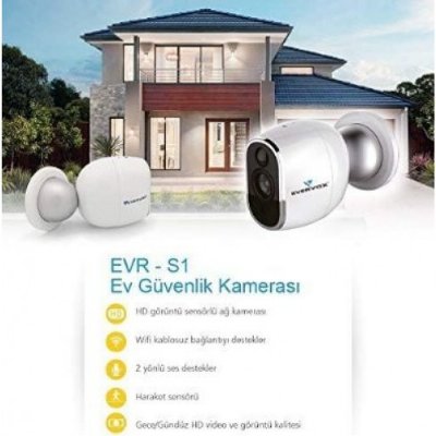 Evervox EVR-S1 960p Wi-Fi IP Güvenlik Kamerası Teşhir