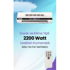 Rosse 2200 W. Duvar Tipi Seramık Ptc.serınlık Ve Sıcak ...