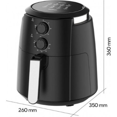 Kumtel Fastfryer XL HAF-01 Airfryer 5.5 lt Siyah Yağsız Fritöz-Outlet