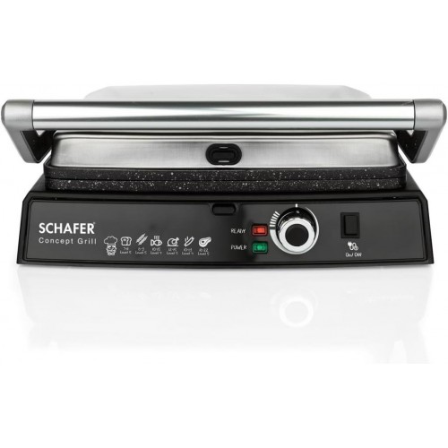 Schafer Concept Grill 2000 W Tost Makinesi Inox Outlet