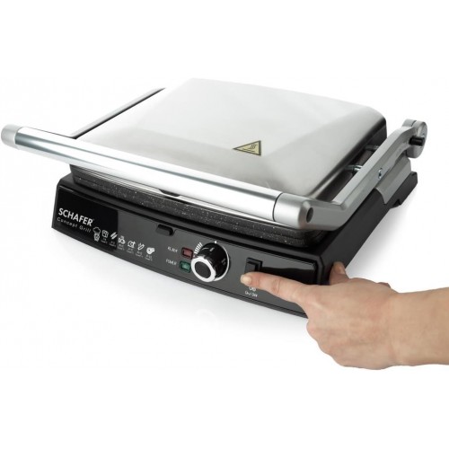 Schafer Concept Grill 2000 W Tost Makinesi Inox Outlet