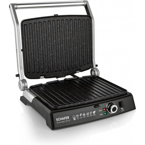 Schafer Concept Grill 2000 W Tost Makinesi Inox Outlet