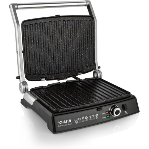 Schafer Concept Grill 2000 W Tost Makinesi Inox - Teşhir