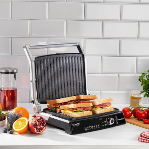 Schafer Concept Grill 2000 W Tost Makinesi Inox - Teşhir