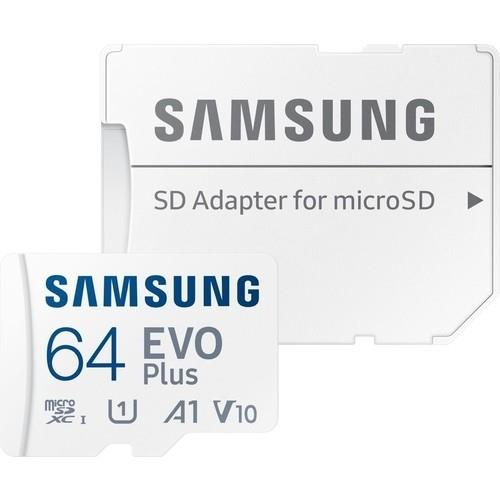 Samsung Evo Plus MB-MC64KA/TR Class 10 UHS-I U1 A2 V10 64 GB Micro SD Kart Kutusuz