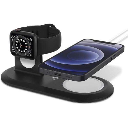 Spigen MagFit Duo 2in1 MagSafe&Apple Watch Uyumlu Stand Dock Ünitesi Outlet
