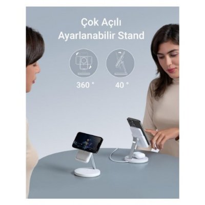 Anker 633 MagGo B25A7 MagSafe Kablosuz Şarj Aleti - Teşhir