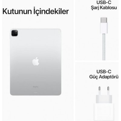 iPad Pro 6. Nesil Wi-Fi 128 GB 12.9" MNXQ3TU/A Gümüş Tablet