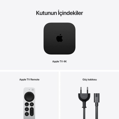 Apple TV 4K 128 GB Wİ-Fİ + Ethernet MN893TZ/A