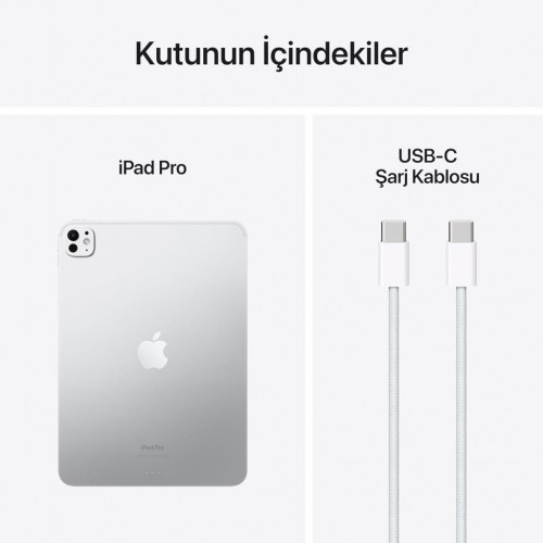 iPad Pro 7. Nesil Wi-Fi 512 GB 11" MVVD3TU/A Gümüş Tablet