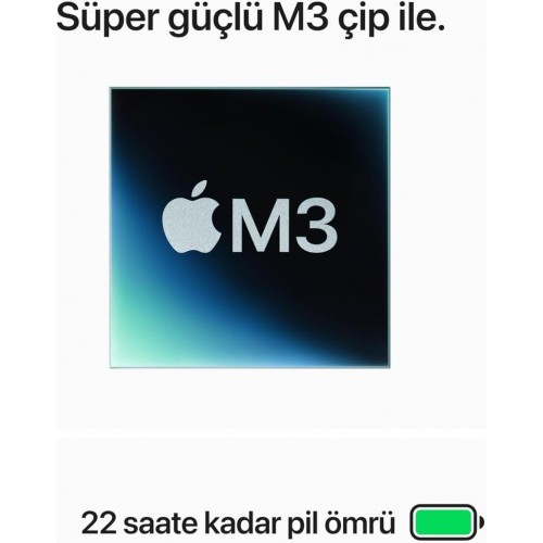 MacBook Pro M3 8 GB 1 TB SSD 14" MTL83TU/A Uzay Grisi