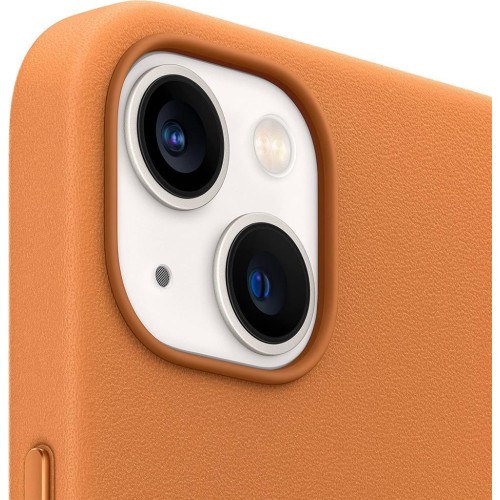 Apple MagSafe özellikli Deri Kılıf (iPhone 13) - Kızıl Kahverengi
