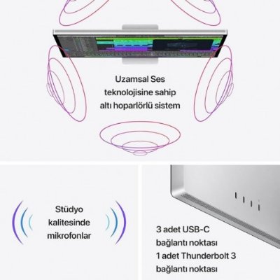 Apple Studio Display - Standart cam - VESA montaj adaptörü Outlet