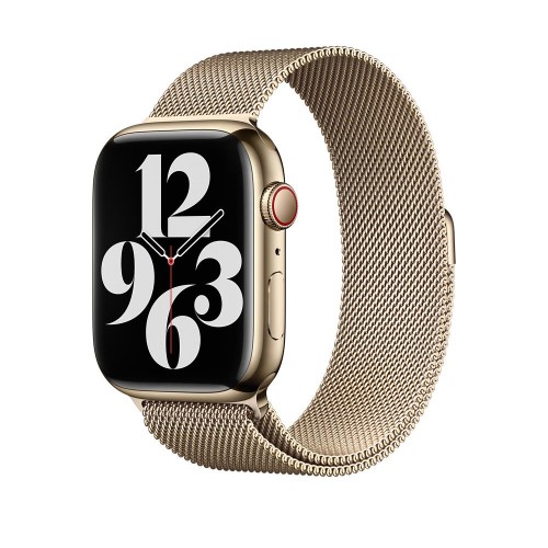 Apple Watch 45 mm Altın Rengi Milano Loop Outlet