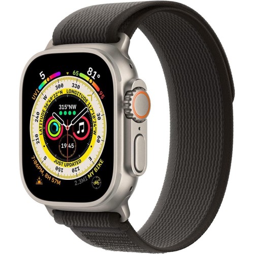 Apple Watch 49 mm Siyah/Gri Trail Loop - S/M OUTLET
