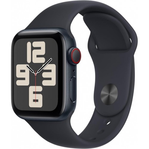 Apple Watch SE 2 GPS + Cellular 40mm Gece Yarısı Alüminyum Kasa ve Spor Kordon - Outlet