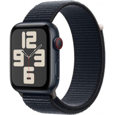 Apple Watch SE 2 2023 GPS + Cellular 40mm Gece Yarısı Alüminyum Kasa ve Gece Yarısı Spor Loop Kordon Akıllı Saat - Outlet